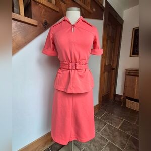 1970's Orange Sherbet Delight Outfit